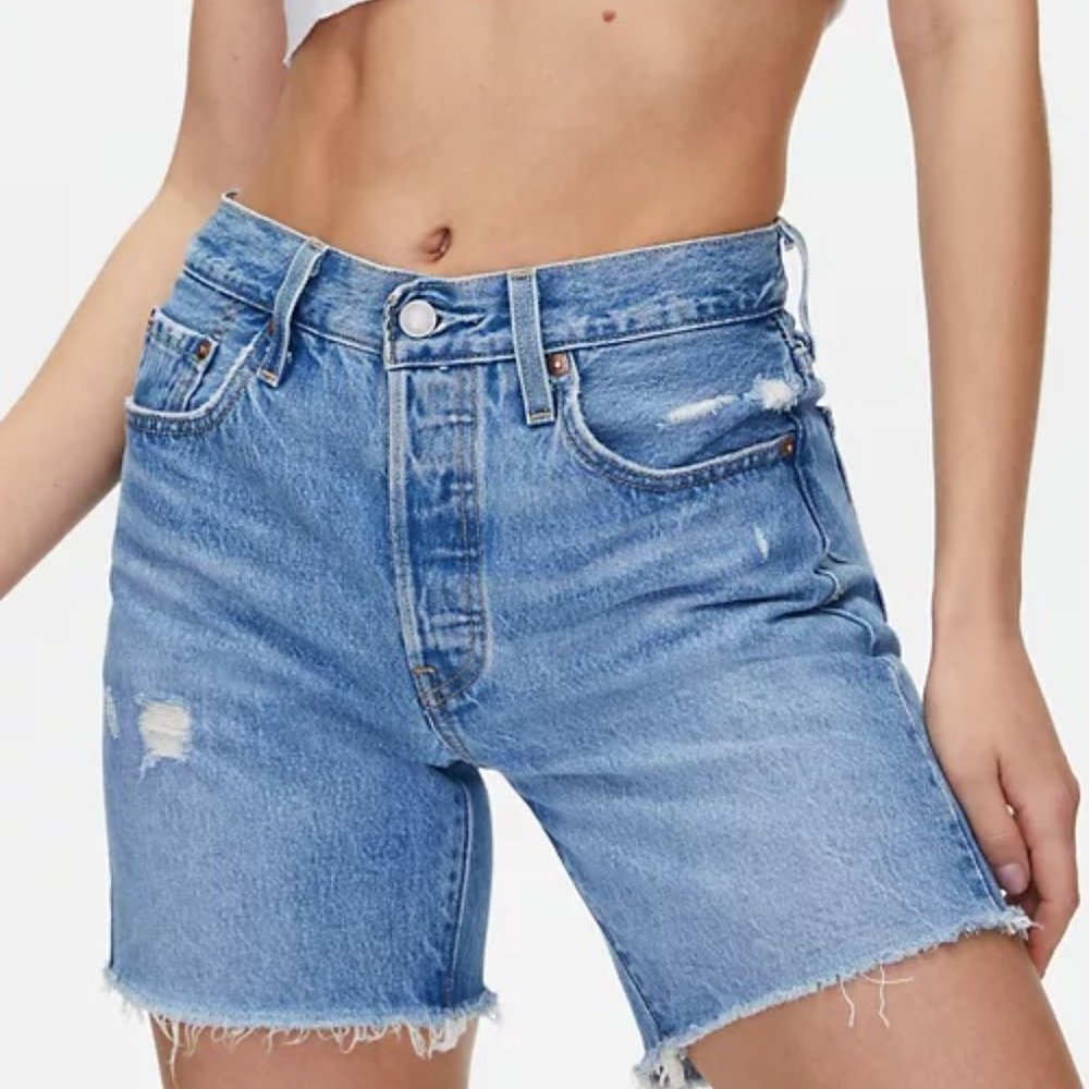 Levi's 501 Mid Thigh Short (Aritzia style)